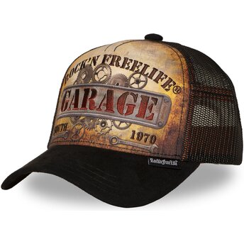Șepci curbată maro snapback N°270 Keep On Rolling de Rock’nFreeLife