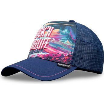 Șepci curbată albastru snapback N°243 Ride Or Die de Rock’nFreeLife
