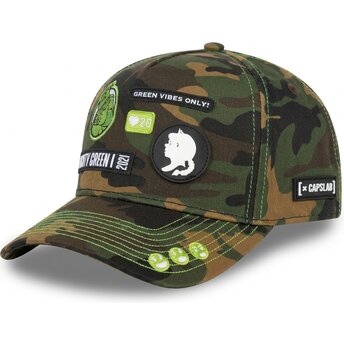 Șepci curbată camuflaj snapback SHR2 KAM Shrek de Capslab