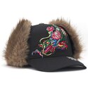 epci-curbata-negru-fitted-crawling-trapper-de-ed-hardy
