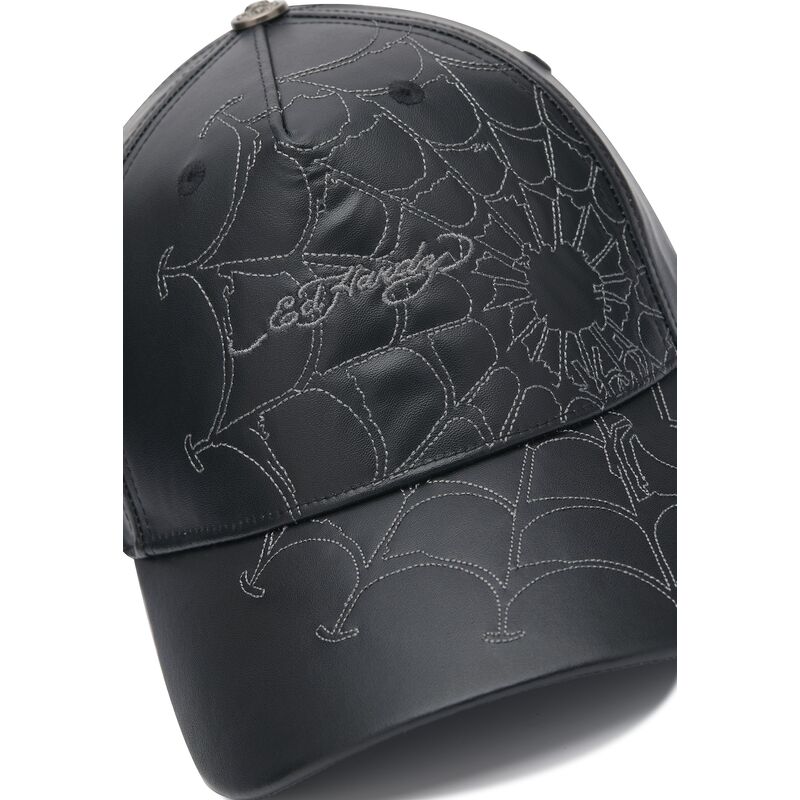 epci-curbata-negru-reglabila-spiderweb-pu-leather-de-ed-hardy