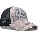 epci-curbata-gri-snapback-13-skull-de-ed-hardy