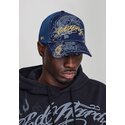 epci-curbata-bleumarin-snapback-outline-dragons-de-ed-hardy