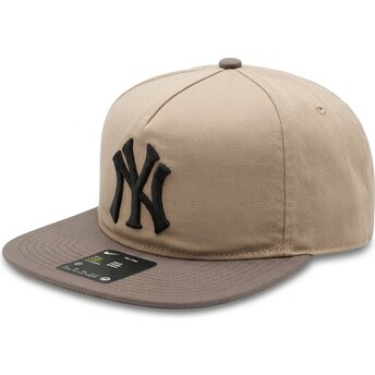 Șepci plată bej reglabilă Pro Unstructured 5 Panel de New York Yankees MLB de Nike