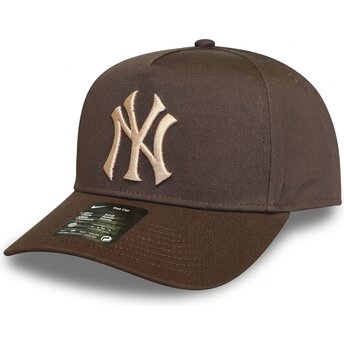Șepci curbată maro snapback Rise Structured A-Frame26 de New York Yankees MLB de Nike