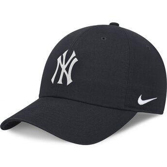 Șepci curbată bleumarin reglabilă Club Unstructured Organic Cotton de New York Yankees MLB de Nike