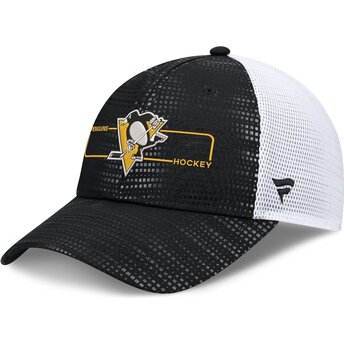 Șepci curbată negru snapback Structured Meshback de Pittsburgh Penguins NHL de Fanatics
