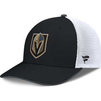 Șepci curbată negru snapback Structured Mid-Crown de Vegas Golden Knights NHL de Fanatics