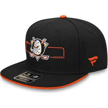 Șepci plată negru snapback Structured de Anaheim Ducks NHL de Fanatics