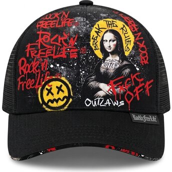 Șepci curbată negru snapback N°288 de Rock’nFreeLife