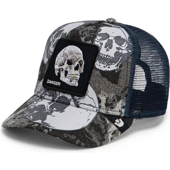 Șepci curbată negru snapback Bone Head Danger The Farm Goorin Bros.