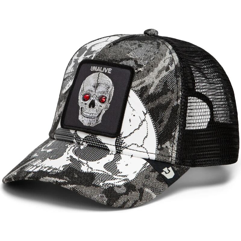 epci-curbata-negru-snapback-bone-head-unalive-the-farm-goorin-bros