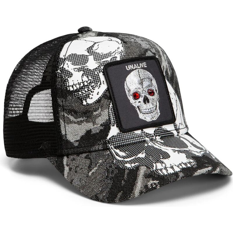 epci-curbata-negru-snapback-bone-head-unalive-the-farm-goorin-bros