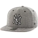epci-plata-negru-snapback-tejido-vaquero-de-new-york-yankees-mlb-de-47-brand