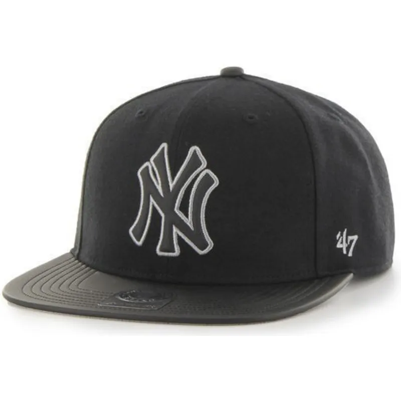 epci-plata-negru-snapback-de-new-york-yankees-mlb-de-47-brand