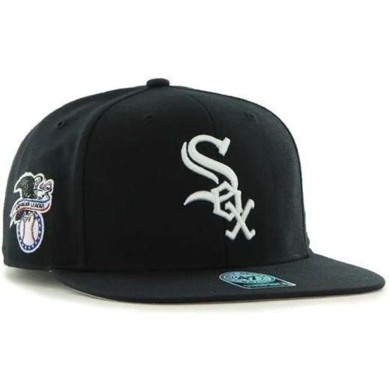 epci-plata-negru-snapback-lateral-de-chicago-white-sox-mlb-de-47-brand