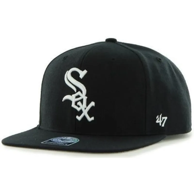 epci-plata-negru-snapback-lateral-de-chicago-white-sox-mlb-de-47-brand
