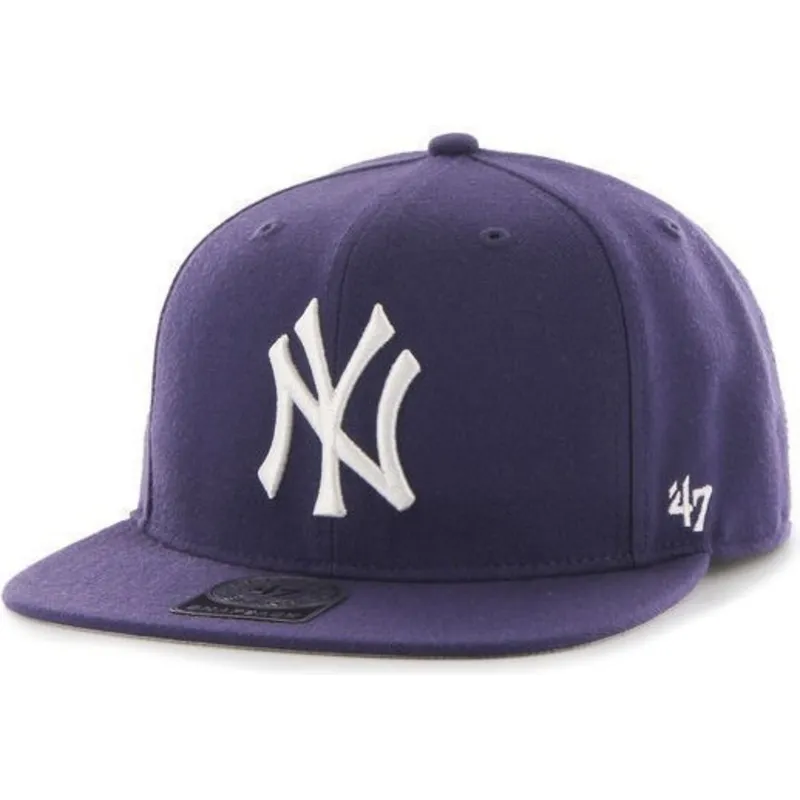 epci-plata-violet-snapback-lisa-lateral-de-new-york-yankees-mlb-de-47-brand