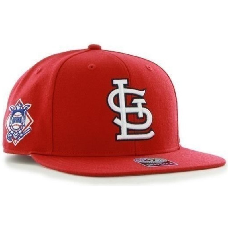 47-brand-flat-brim-side-logo-mlb-saint-louis-cardinals-smooth-red-snapback-cap