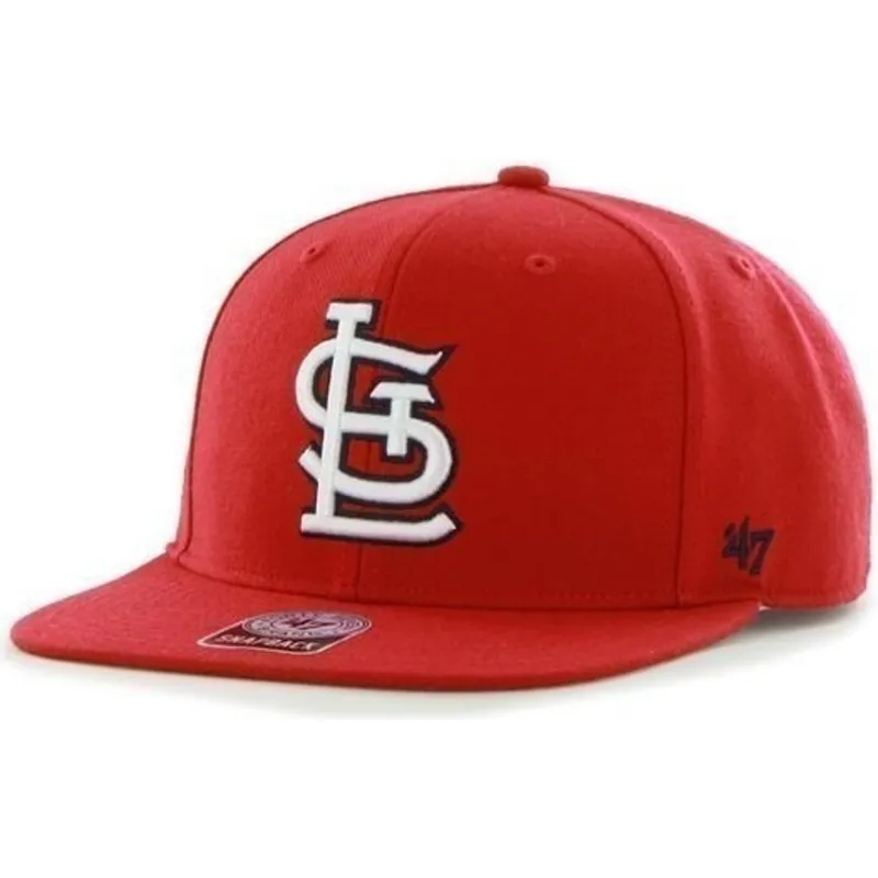 gorra-plana-roja-snapback-lisa-con-logo-lateral-de-mlb-saint-louis-cardinals-de-47-brand