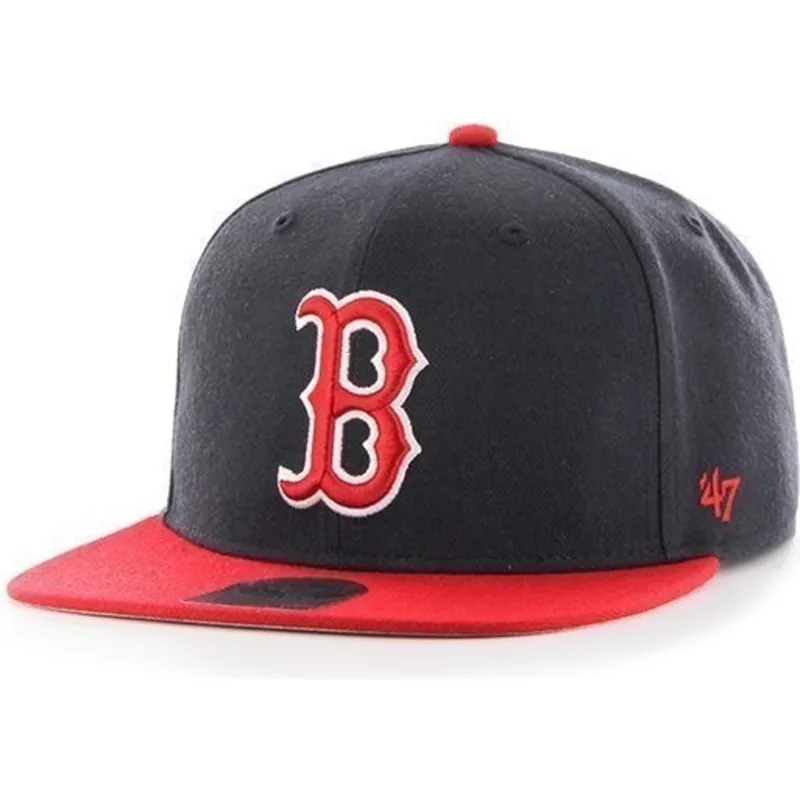 epci-plata-bleumarin-snapback-de-boston-red-sox-mlb-de-47-brand