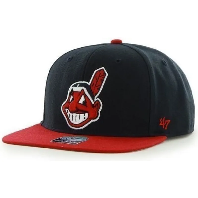 epci-plata-bleumarin-snapback-antiguo-de-cleveland-indians-mlb-de-47-brand