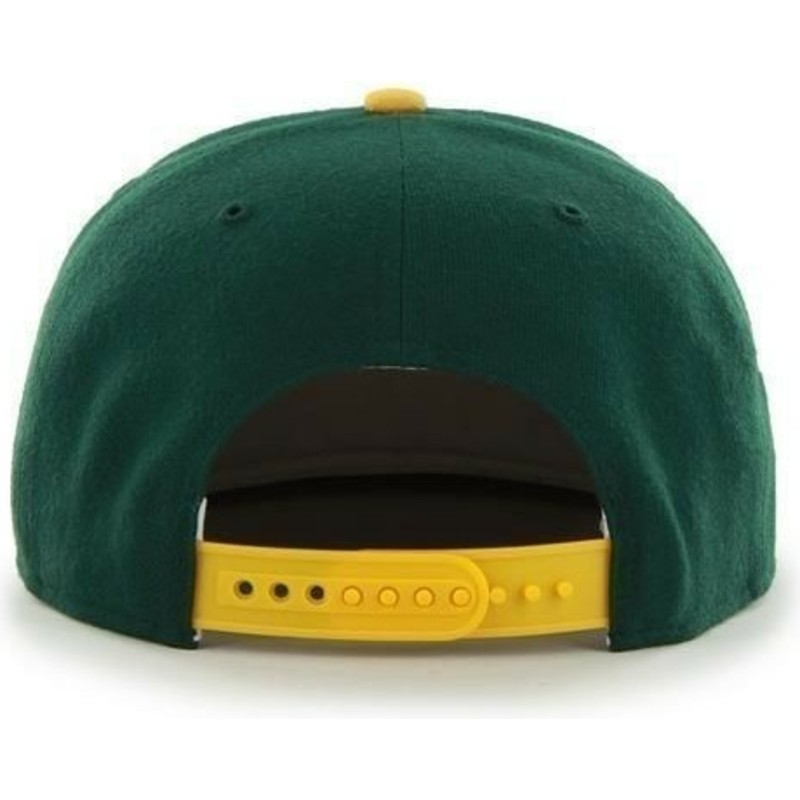 47-brand-flat-brim-side-logo-mlb-oakland-athletics-smooth-green-snapback-cap