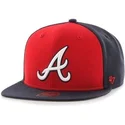 epci-plata-bleumarin-snapback-lateral-de-atlanta-braves-mlb-de-47-brand