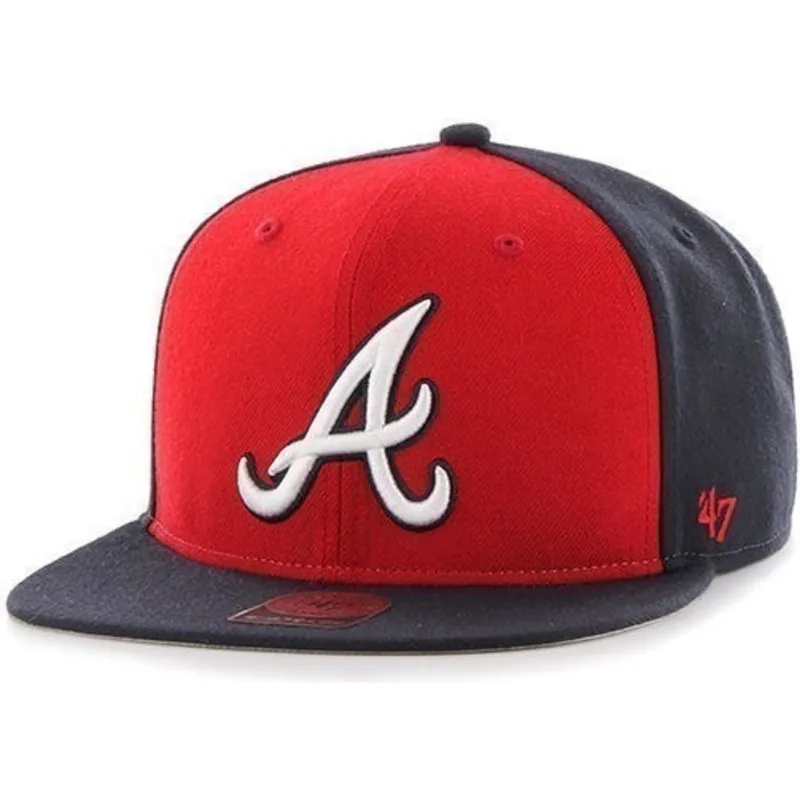 epci-plata-bleumarin-snapback-lateral-de-atlanta-braves-mlb-de-47-brand