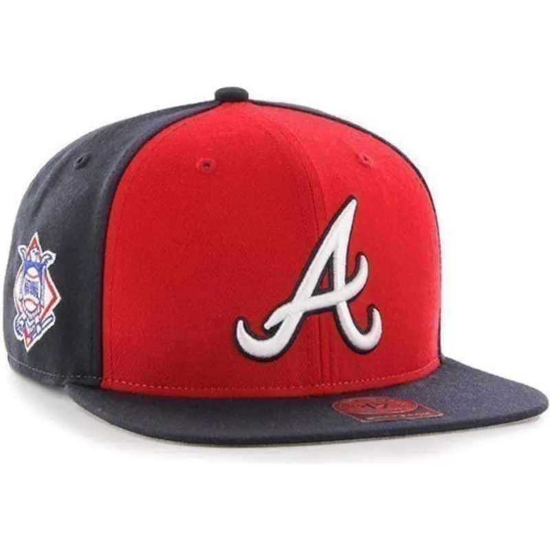 epci-plata-bleumarin-snapback-lateral-de-atlanta-braves-mlb-de-47-brand