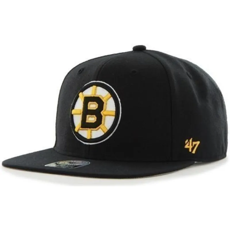 epci-plata-negru-snapback-de-boston-bruins-nhl-de-47-brand