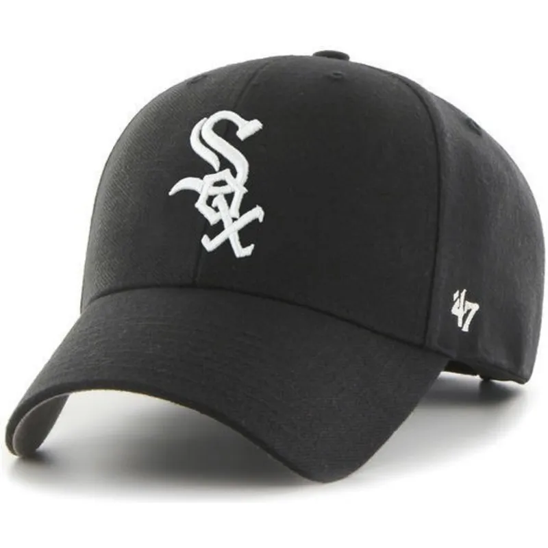 keps-med-bojd-skarm-svart-enfargad-fran-mlb-chicago-white-sox-av-47-brand