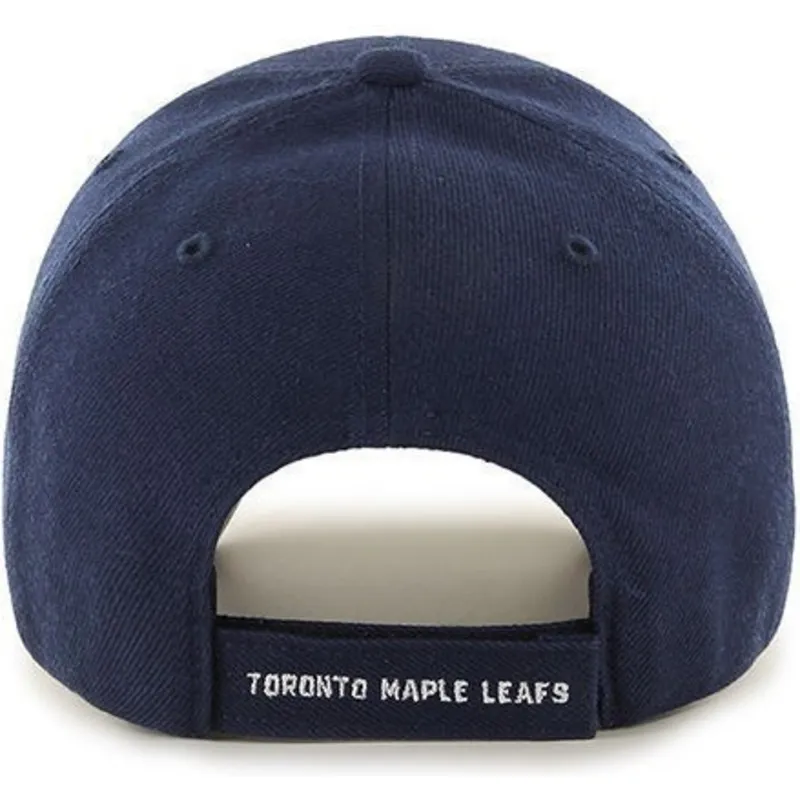 cappellino-con-visiera-curva-blu-navy-nhl-toronto-maple-leafs-di-47-brand