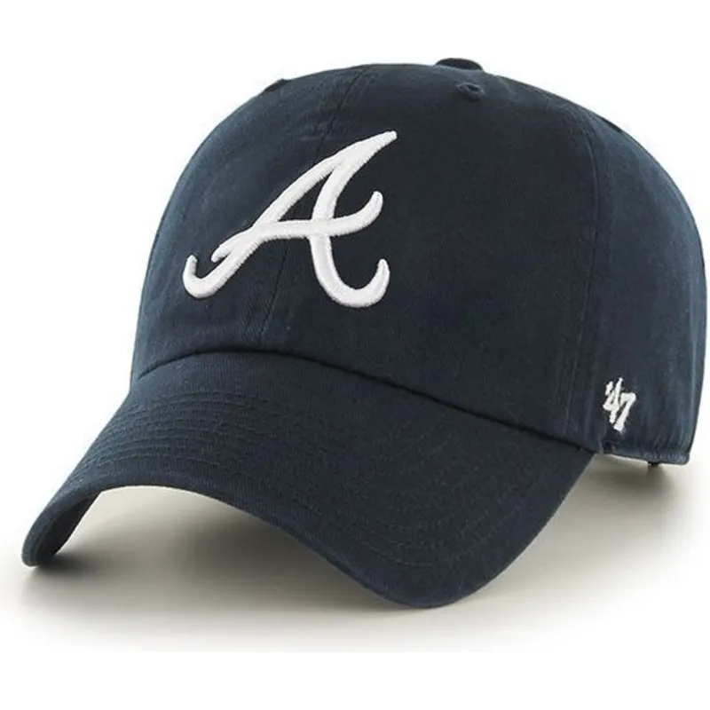 epci-curbata-bleumarin-reglabila-de-atlanta-braves-mlb-de-47-brand