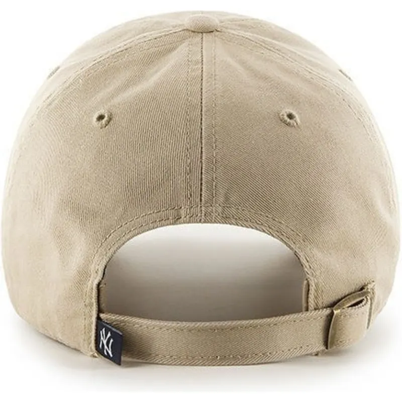 cap-curbata-beige-adjustable-strap-frontal-grande-de-new-york-yankees-mlb-de-47-brand cap-curbata-beige-adjustable-strap-frontal-grande-de-new-york-yankees-mlb-de-47-brand