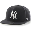 casquette-plate-bleue-marine-snapback-pour-enfant-new-york-yankees-mlb-47-brand