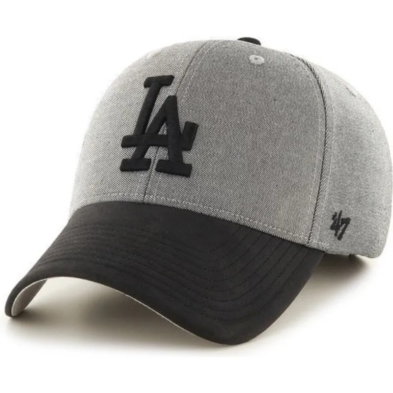 cap-curbata-gray-adjustable-strap-negro-de-los-angeles-dodgers-mlb-de-47-brand cap-curbata-gray-adjustable-strap-negro-de-los-angeles-dodgers-mlb-de-47-brand