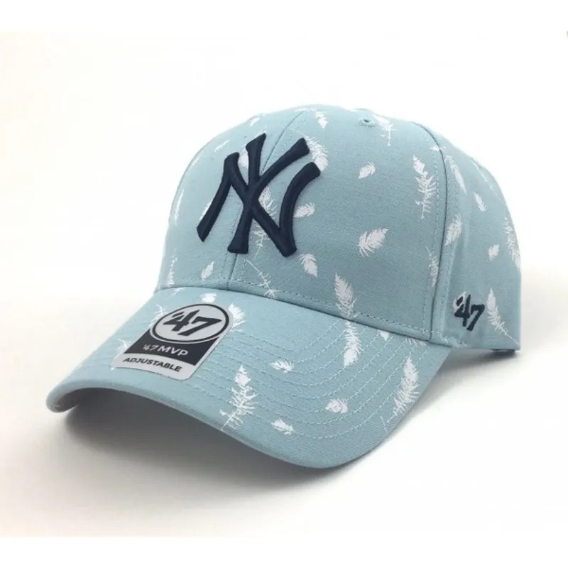 epci-curbata-albastru-reglabila-estampado-plumas-de-new-york-yankees-mlb-de-47-brand