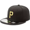 new-era-flat-brim-59fifty-authentic-on-field-pittsburgh-pirates-mlb-black-fitted-cap