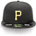 epci-plata-negru-fitted-59fifty-authentic-on-field-de-pittsburgh-pirates-mlb-de-new-era