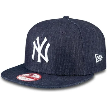 epci-plata-bleumarin-snapback-9fifty-essential-denim-de-new-york-yankees-mlb-de-new-era