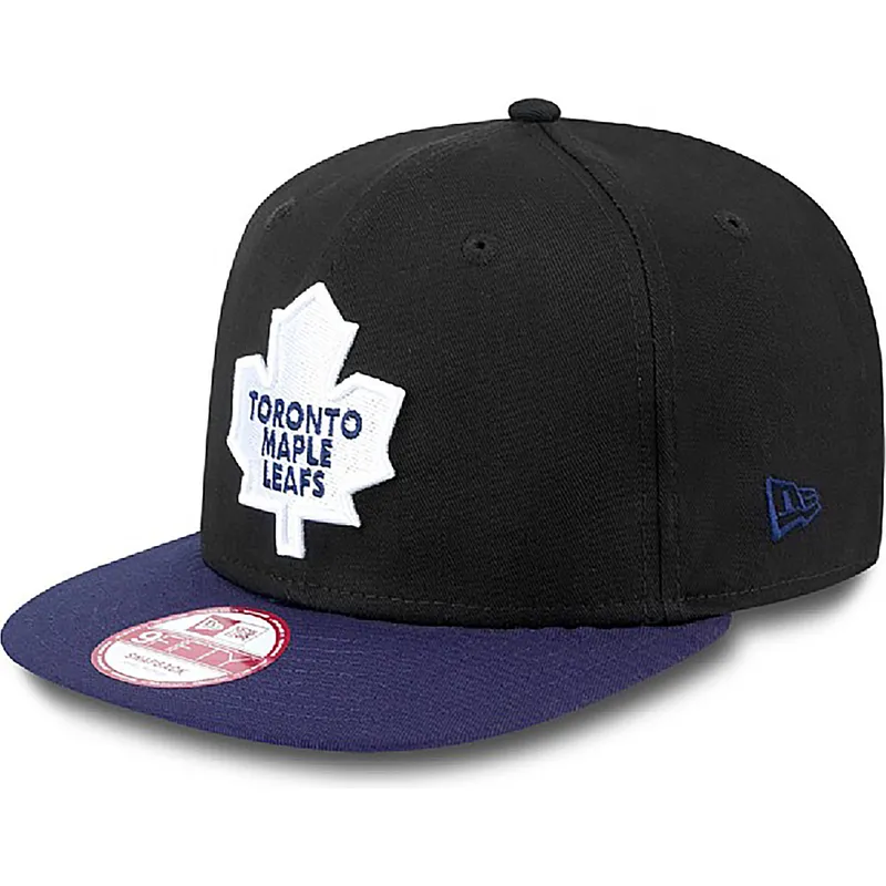 epci-plata-negru-snapback-9fifty-cotton-block-de-toronto-maple-leafs-nhl-de-new-era